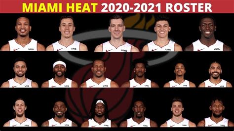 miami heat 2020 2021 players roster